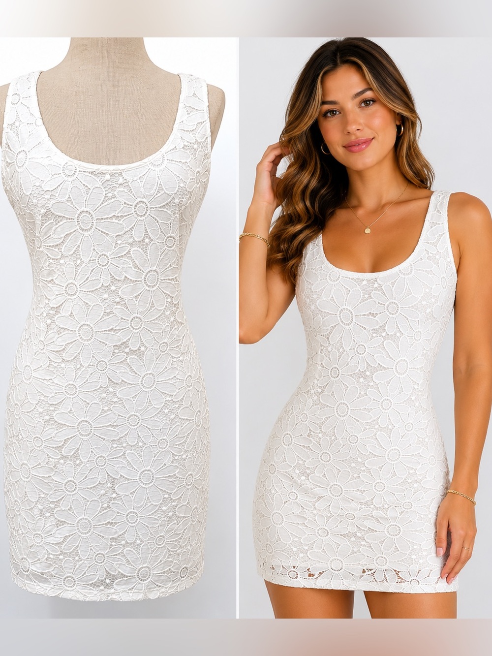 Tiana B.‎ Floral Lace Sleeveless Dress size XL and XXL